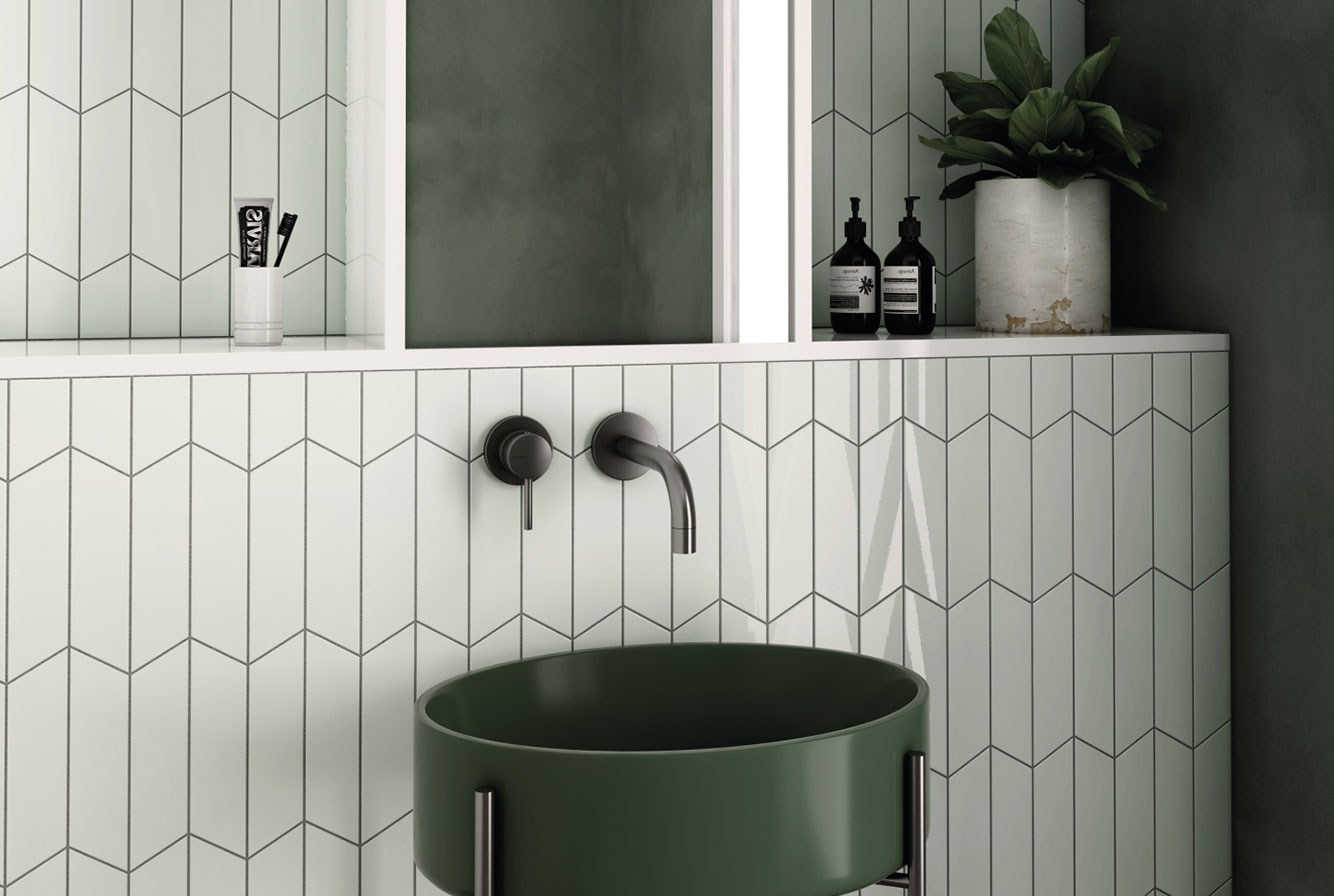 CHEVRON WALL MINT